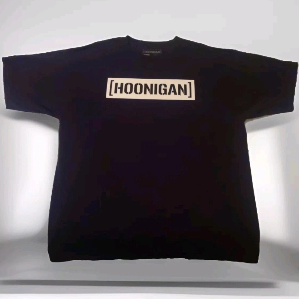 Hoonigan Black Graphic T Shirt Mens Size 2X Streetwear Automotive